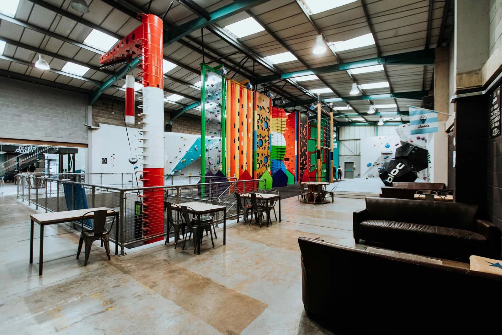 Clip n Climb climbing arena at Bloc Climbing Bristol