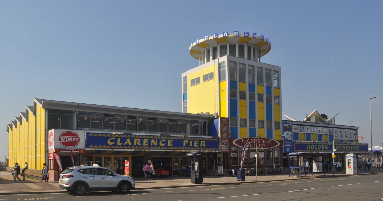 Clarence Pier amusement pier in Southsea