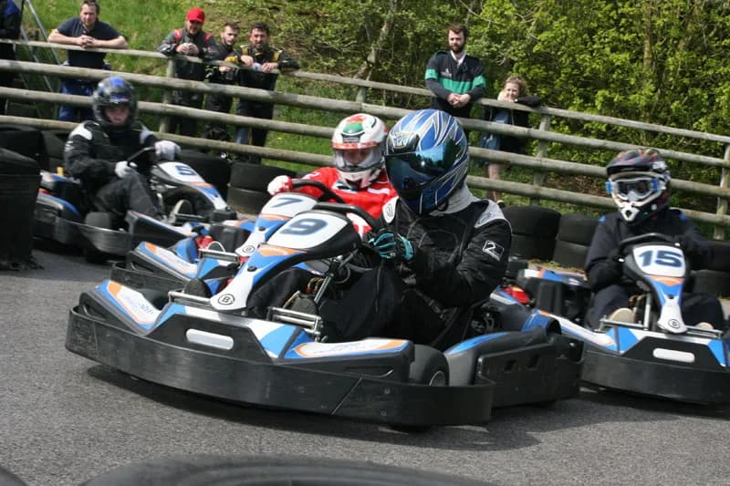 Adult karting at Castle Combe Karting