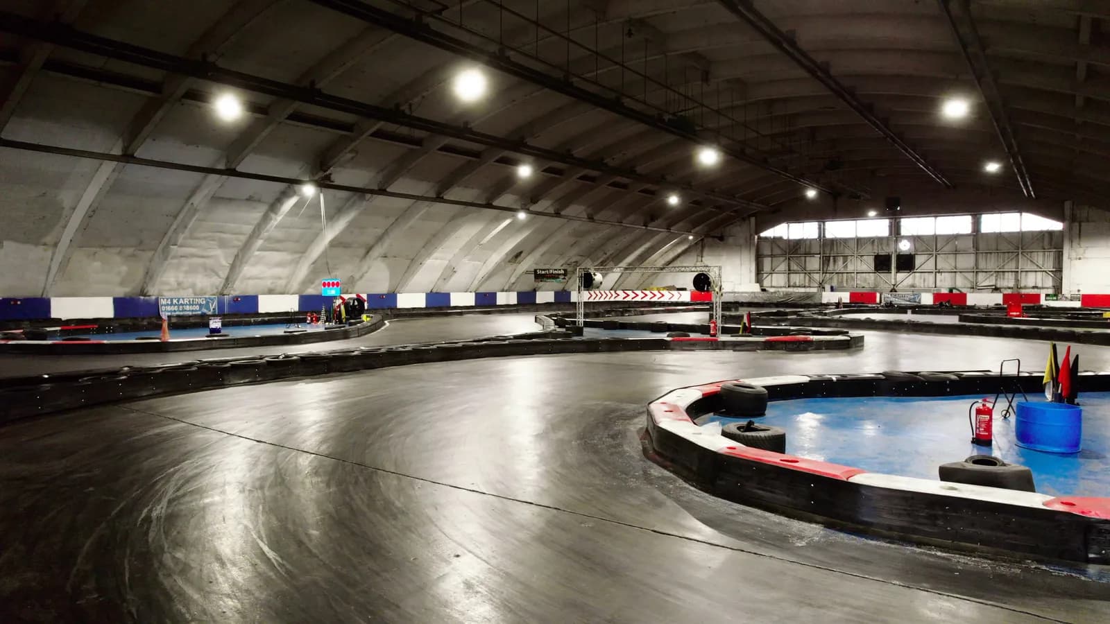 Children go karting at M4 Karting in Chippenham
