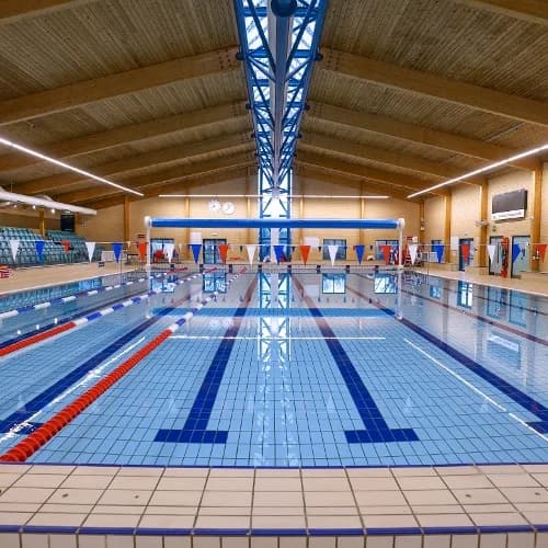Main swimming pool at Five Rivers Health and Wellbeing Centre, Salisbury