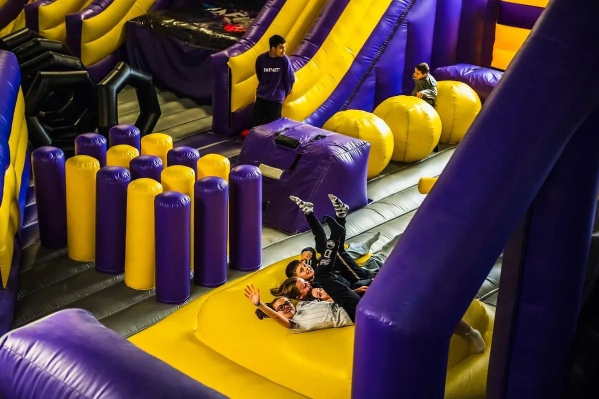 Inflatable Arena at Infinity Parks Derby — giant inflatables for kids