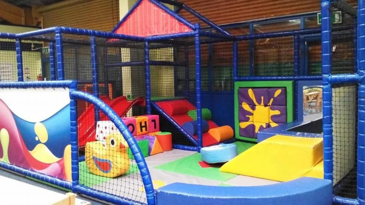 Toddlers soft play area at Little Rascals in Buxton