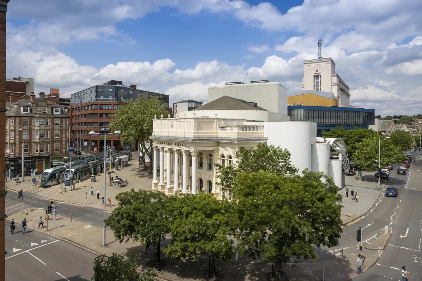 Theatre Royal Nottingham exterior on Theatre Square