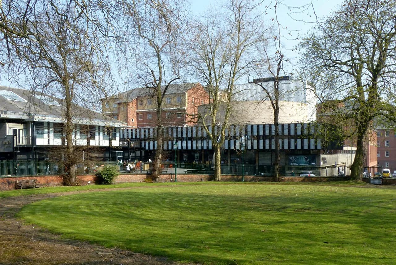 Nottingham Playhouse venue and grounds