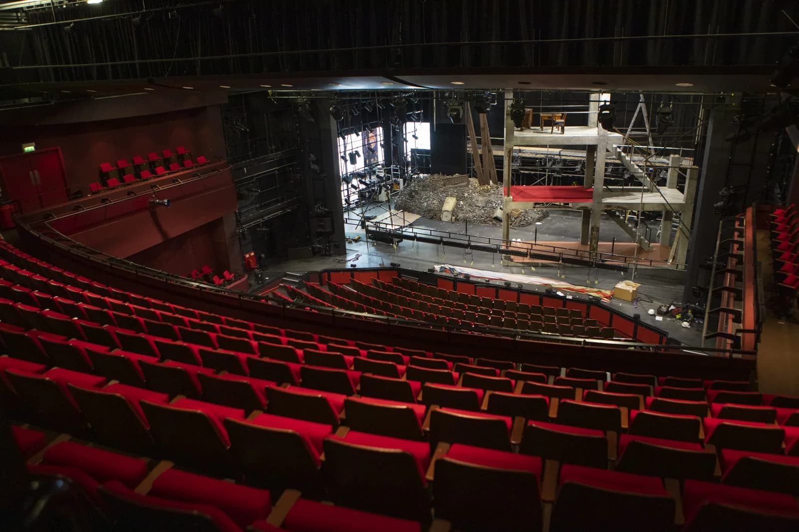 Curve Theatre Leicester auditorium stage and seating