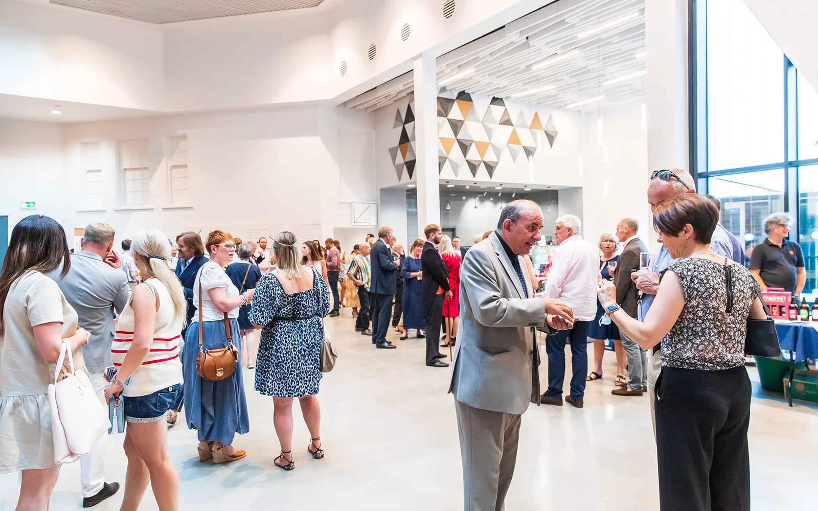 Northampton Museum and Art Gallery gala night event showing the venue interior