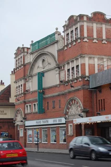 Palace Theatre Westcliff exterior on London Road, Westcliff-on-Sea
