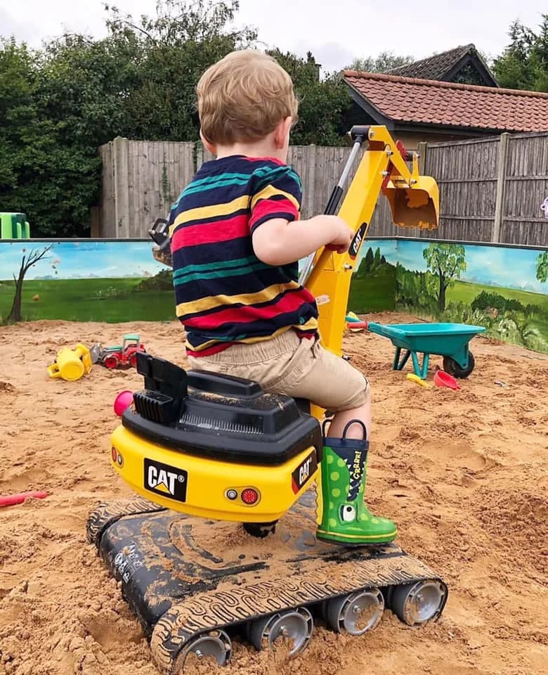 Sand digger play at The Playbarn