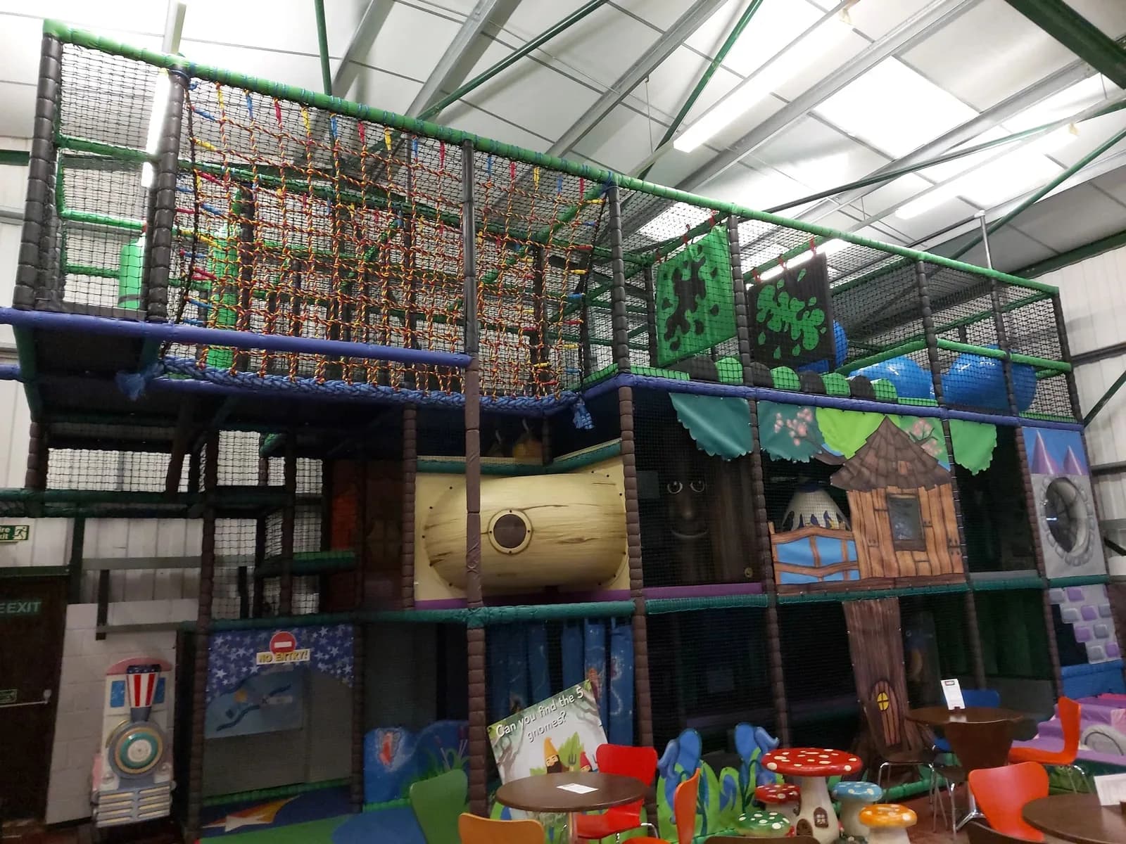 Indoor soft play area at The Wonder Wood, Watton