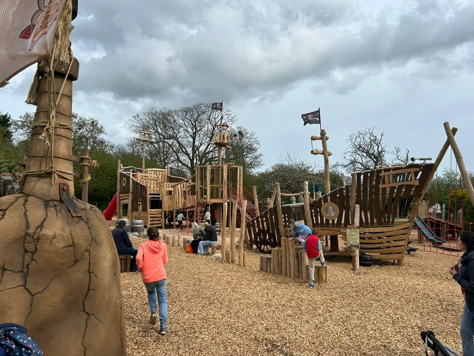 Smuggler's Cove adventure play area at Pettitts Animal Adventure Park, Reedham