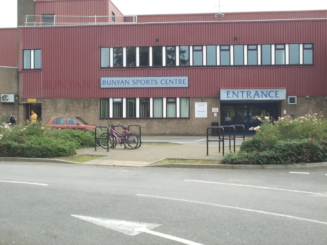 Exterior of Bunyan Sports Centre (John Bunyan Sports Centre), Mile Road, Bedford