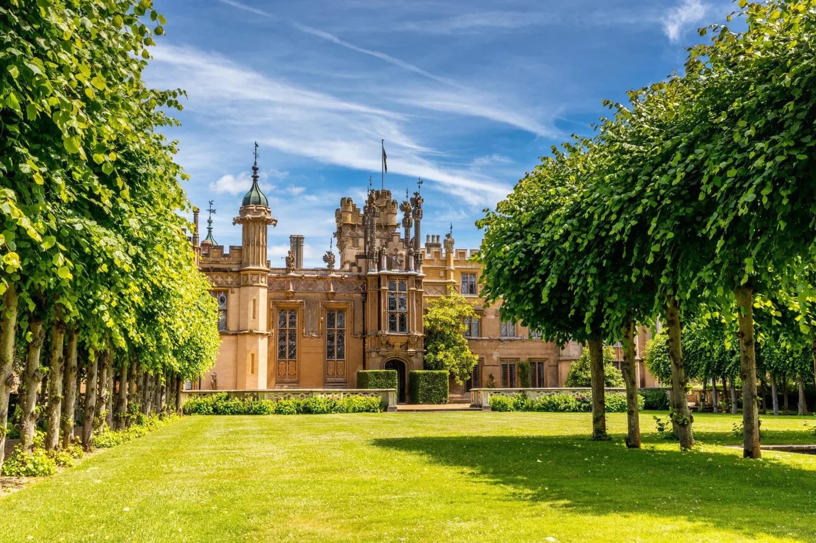 Knebworth House - the historic mansion at Knebworth, Hertfordshire