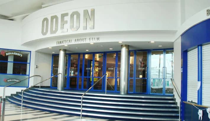 ODEON Hatfield cinema entrance inside The Galleria
