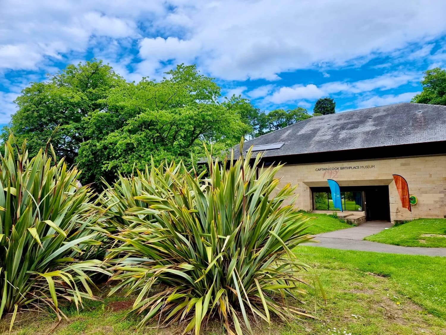 Entrance to the Captain Cook Birthplace Museum