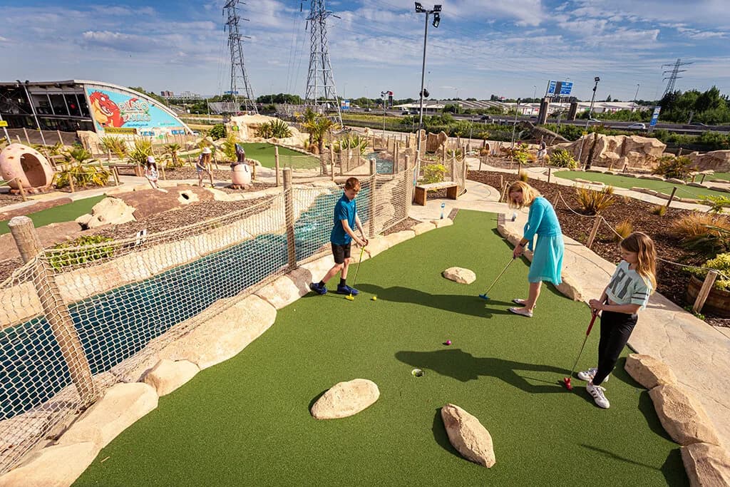 Dino Falls Adventure Golf, Trafford Park