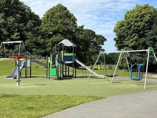 Children's playground at Worden Park, Leyland