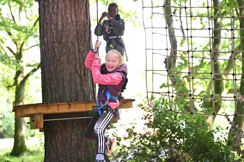 Go Ape Blackburn treetop adventure course at Witton Country Park