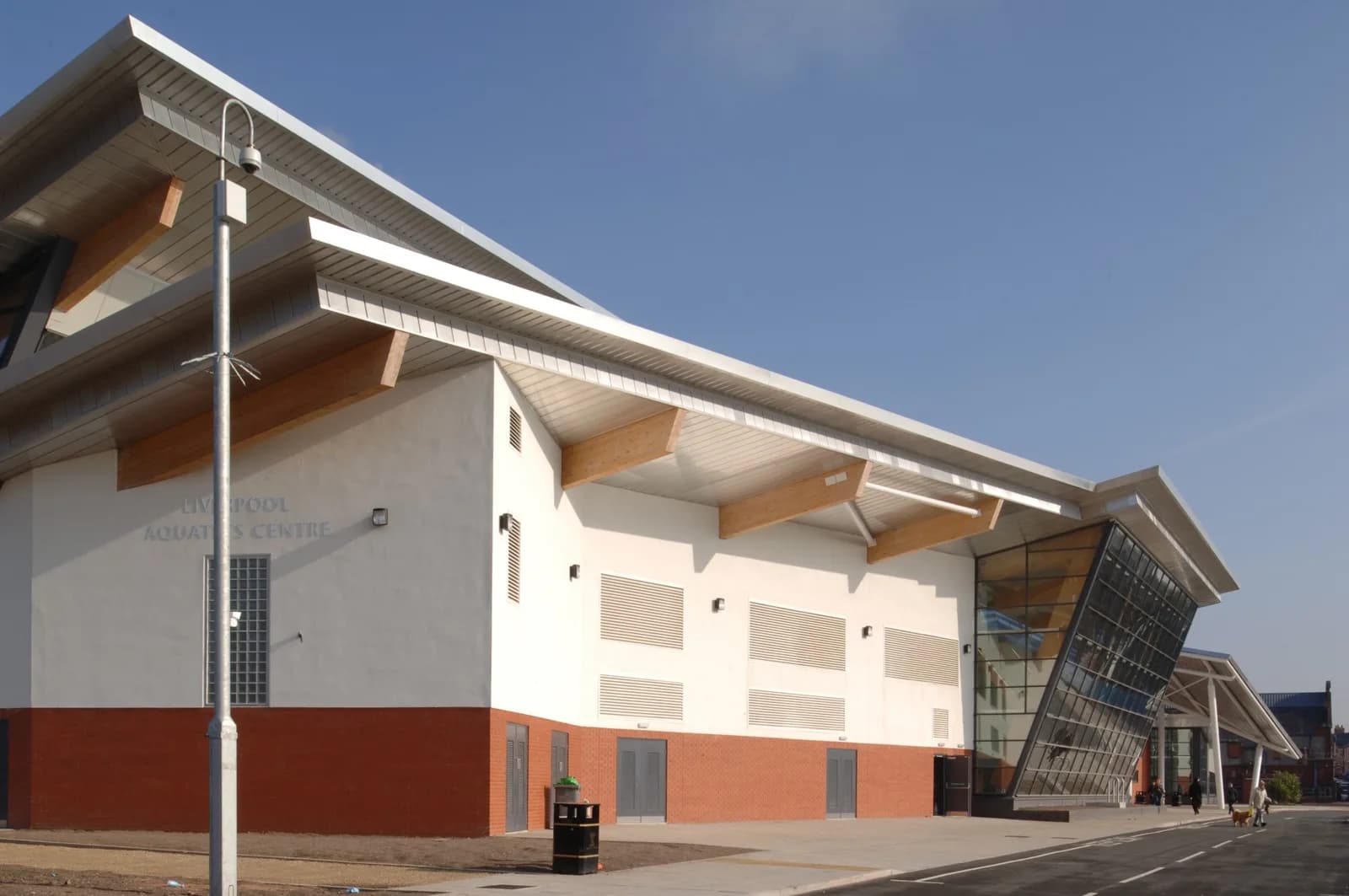 Exterior of Liverpool Aquatic Centre