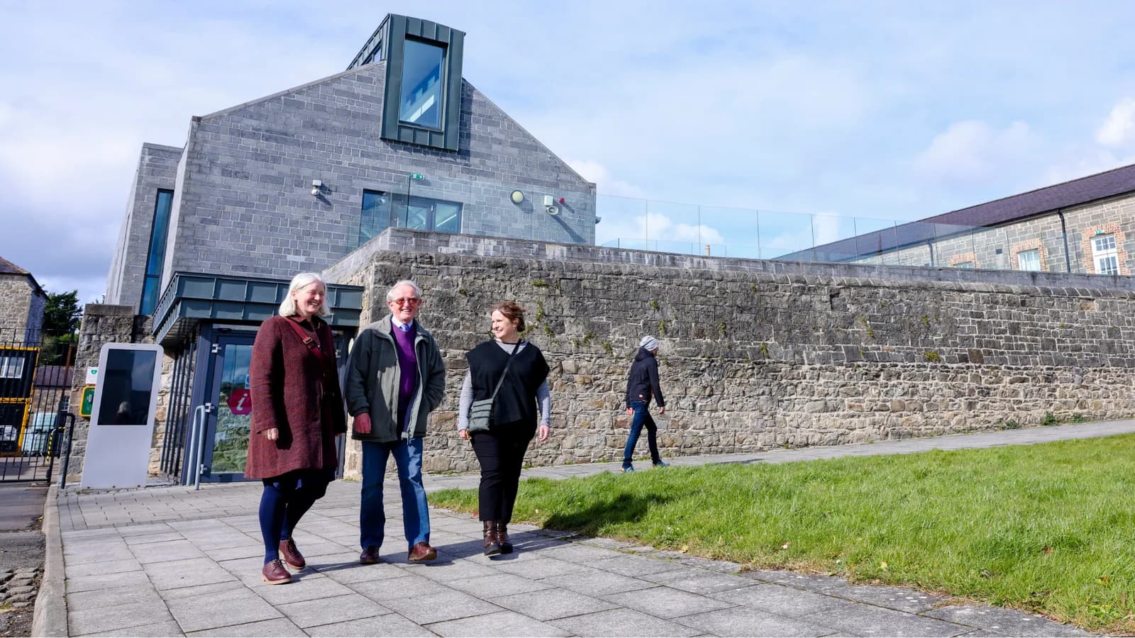 Enniskillen Castle Museums visitor centre exterior with historic castle walls