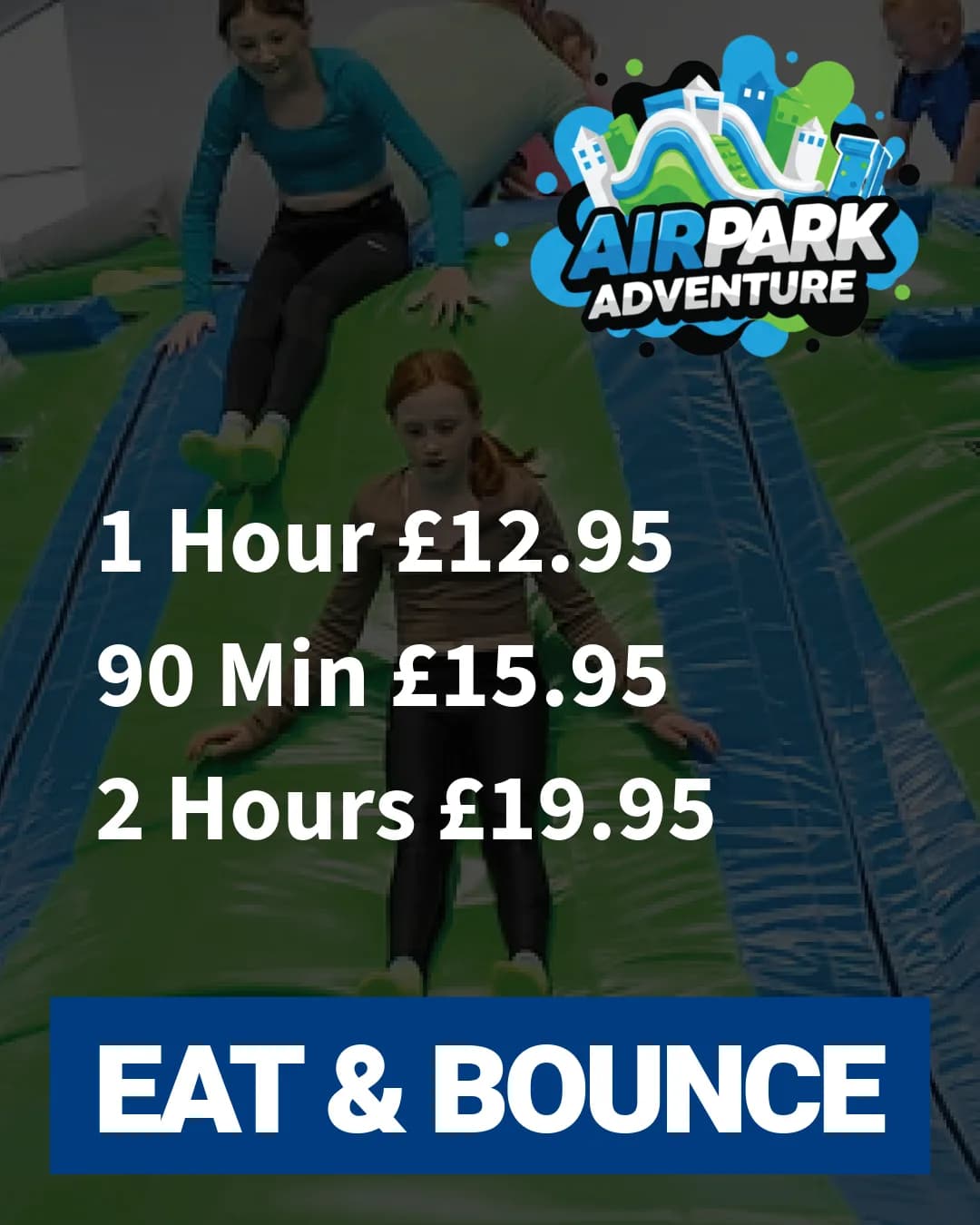 AirPark Adventure Glasgow — inflatable slides at Morris Park