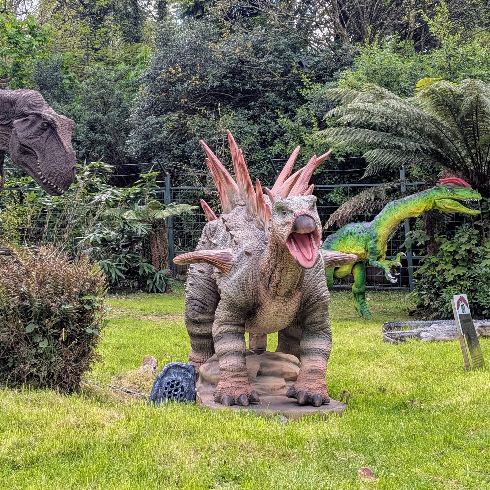Animatronic dinosaur at Combe Martin Wildlife & Dinosaur Park