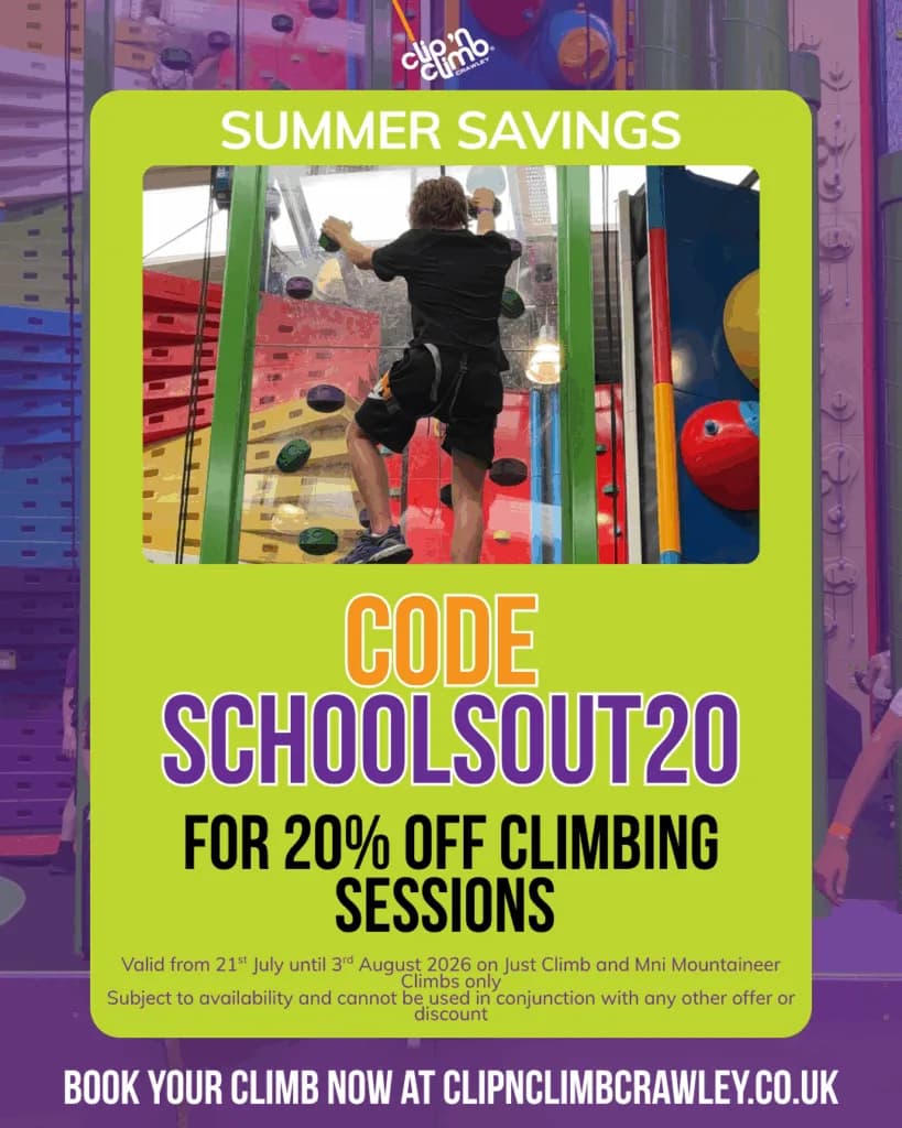 Clip 'n Climb Crawley, Crawley