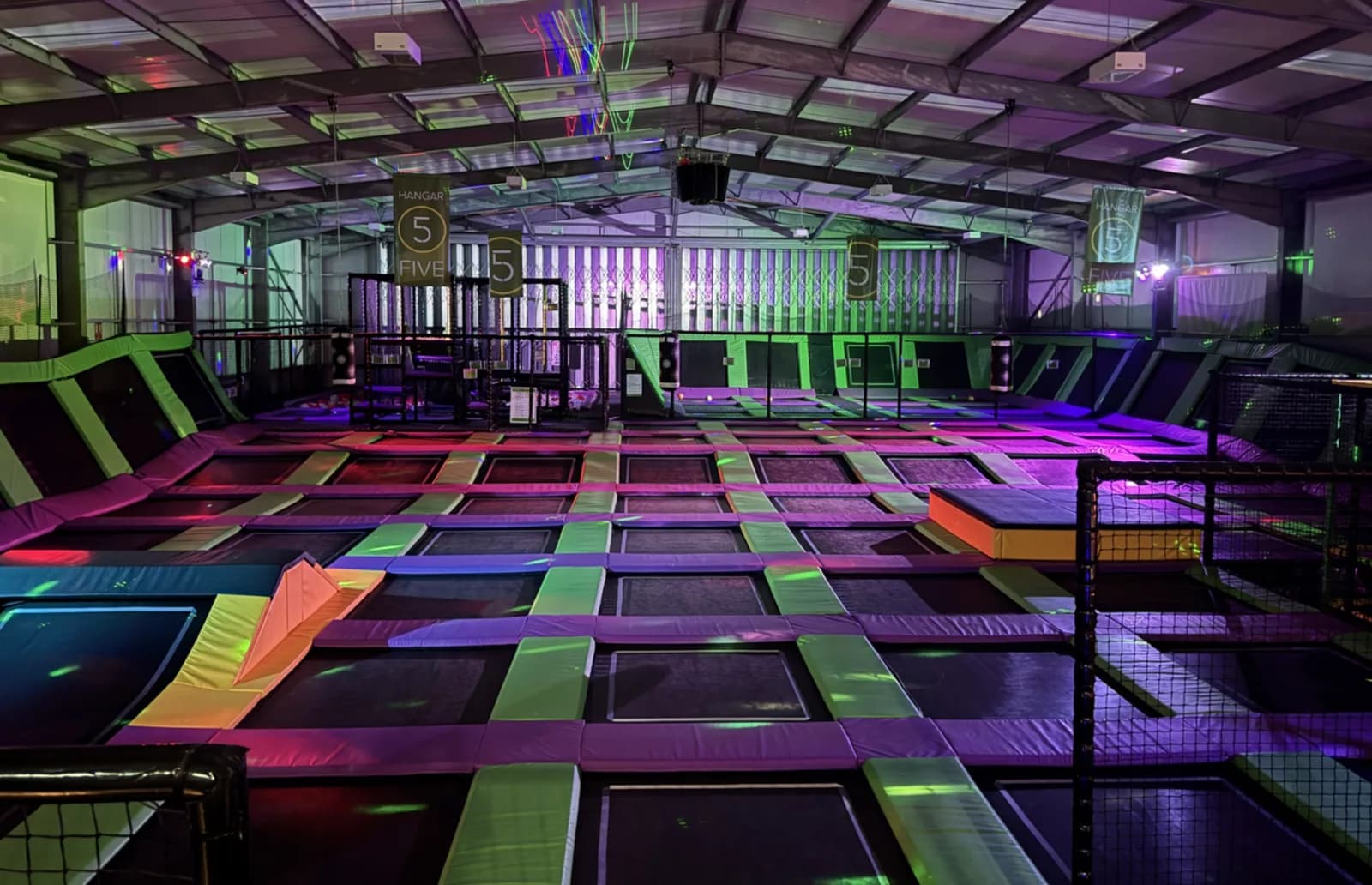 Hangar 5 trampoline park in Haverfordwest, Pembrokeshire - Wales first trampoline park