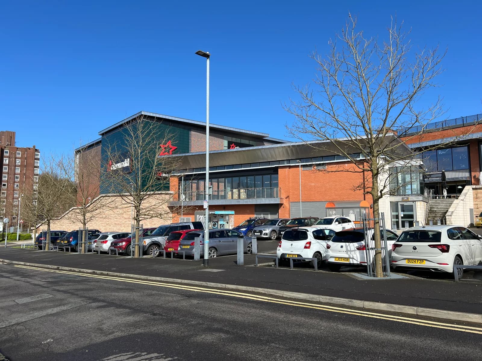 Exterior of the Cineworld Stoke cinema on Quadrant Road, Hanley, Stoke-on-Trent.