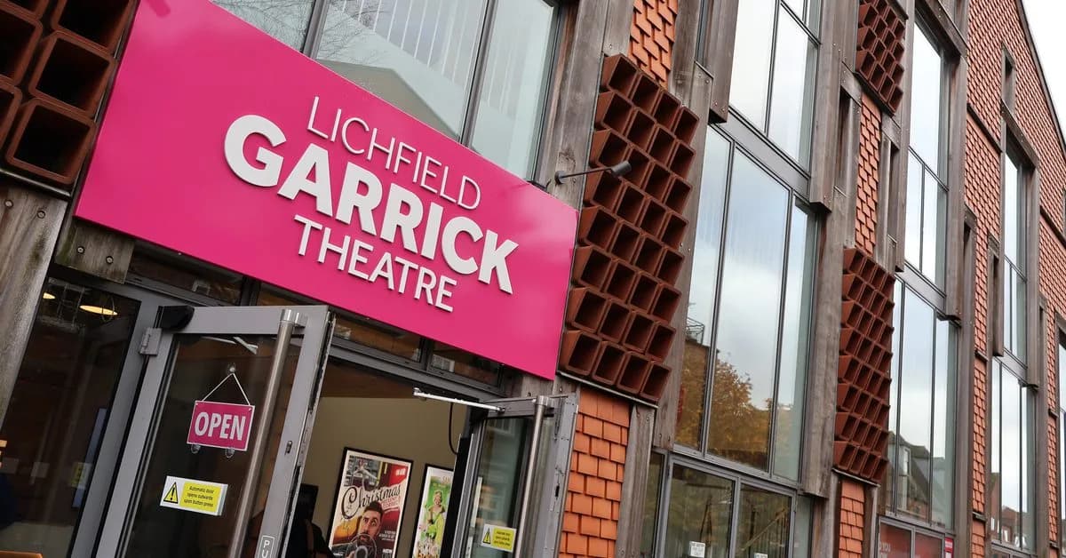 Lichfield Garrick theatre exterior, Castle Dyke, Lichfield