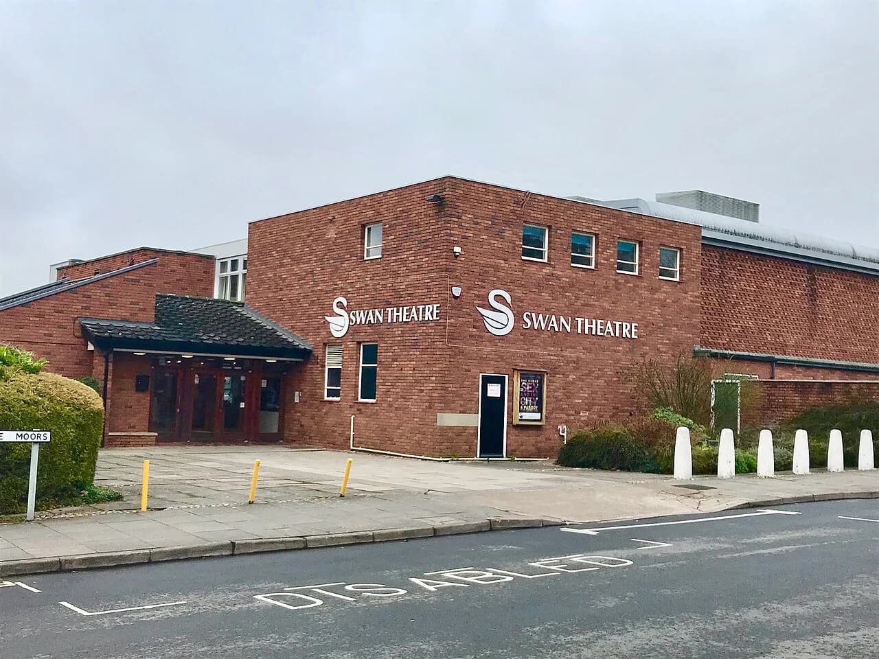 Swan Theatre Worcester exterior on The Moors
