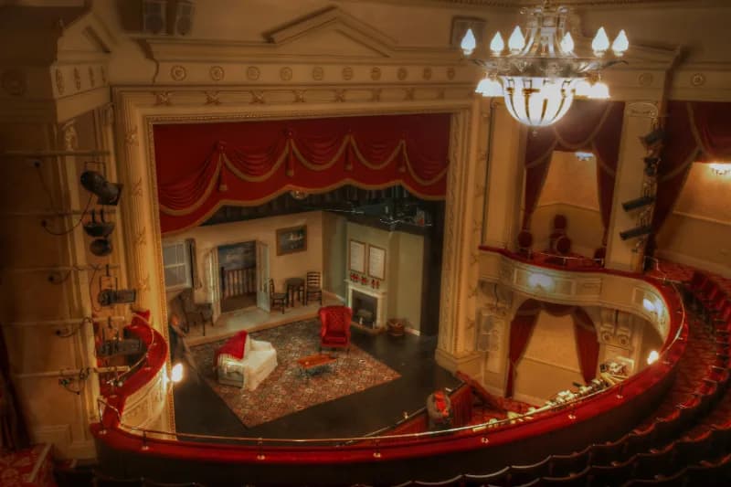 The Palace Theatre Redditch Edwardian auditorium and stage