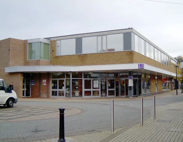 Oakengates Theatre building (now Telford Theatre), Limes Walk, Oakengates, Telford - exterior photo from 2008