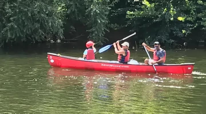 Canoeing on the River Wye - hourly hire