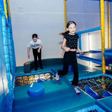 Giant multi-level play frame at Play Valley Doncaster