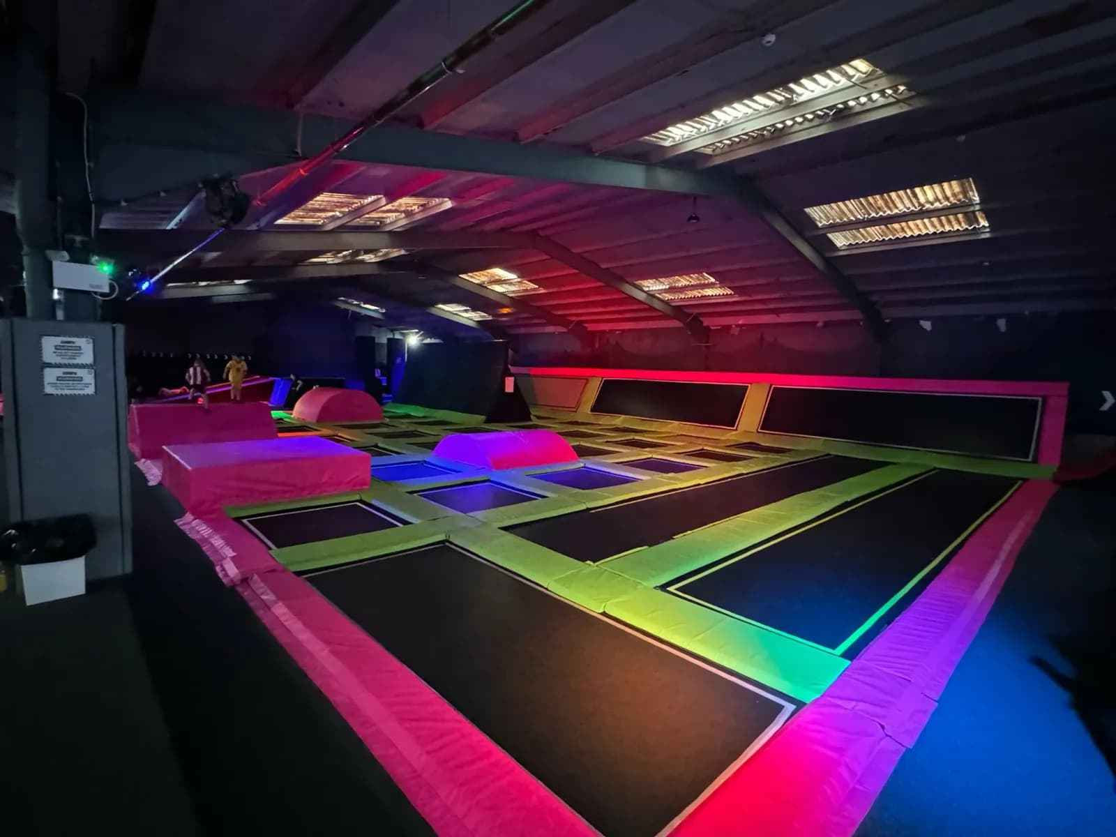 AirHop Sheffield trampoline park interior with wall-to-wall trampolines