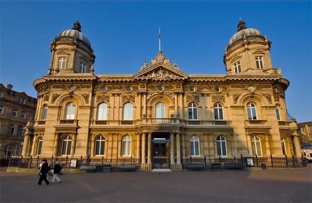 Hull Maritime Museum building exterior on Queen Victoria Square