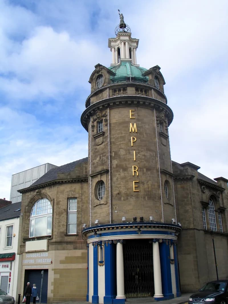 Sunderland Empire Theatre exterior on High Street West