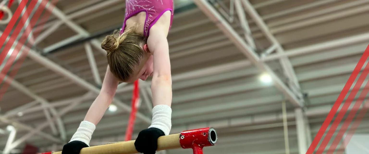 Gymnastics training at City of Newcastle Gymnastics Academy