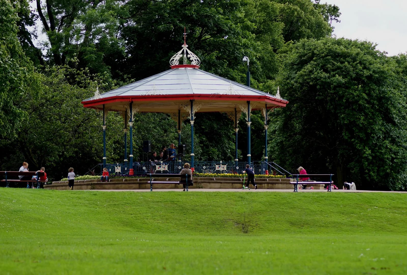 The bandstand at Ropner Park, Stockton-on-Tees