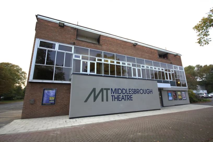Sleek exterior of Middlesbrough Theatre