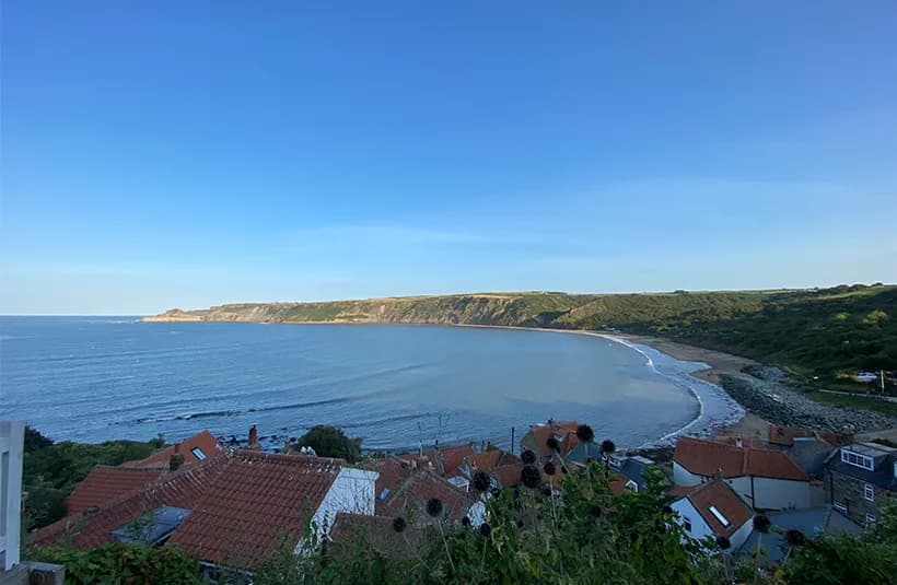 Runswick Bay beach and coastline