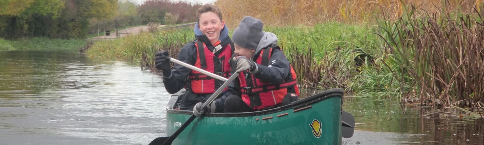 Canoeing on the Somerset waterways with Somerset Adventures