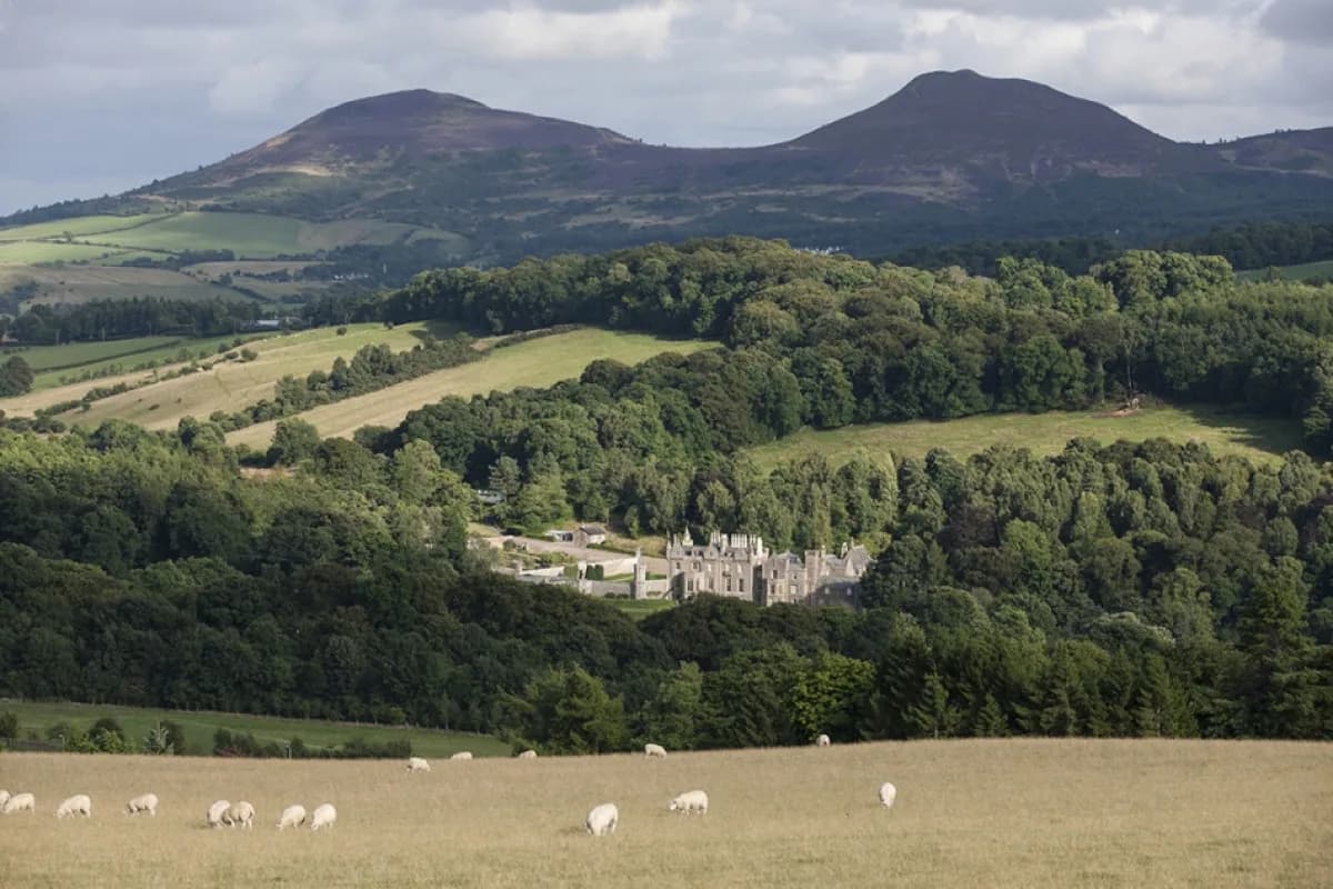 Abbotsford House - the historic home of Sir Walter Scott