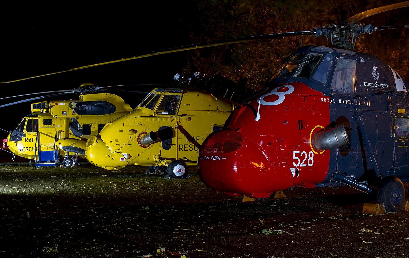 Morayvia Helicopter and aircraft exhibits at the aviation museum