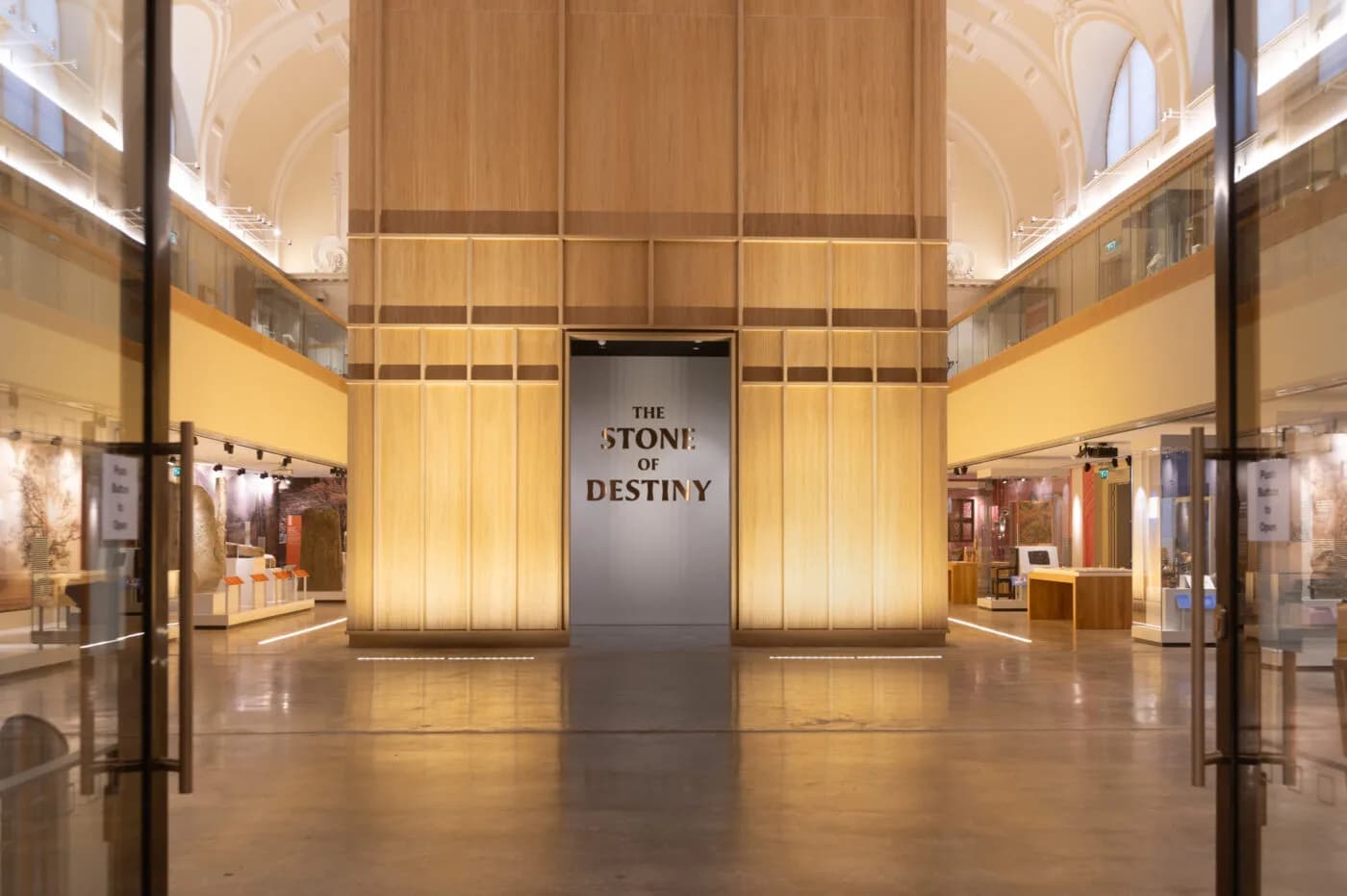 Interior view of Perth Museum exhibition gallery