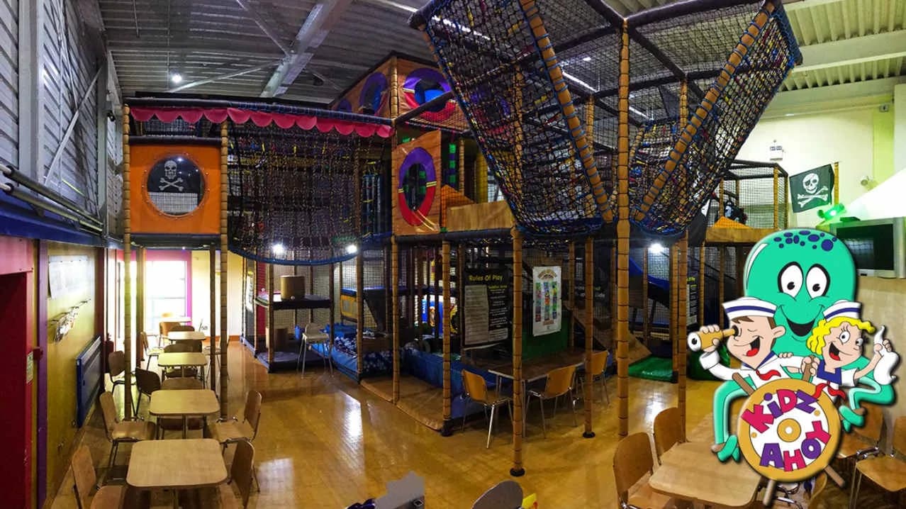 Kidz Ahoy nautical-themed soft play play frame at Roe Valley Leisure Centre, Limavady
