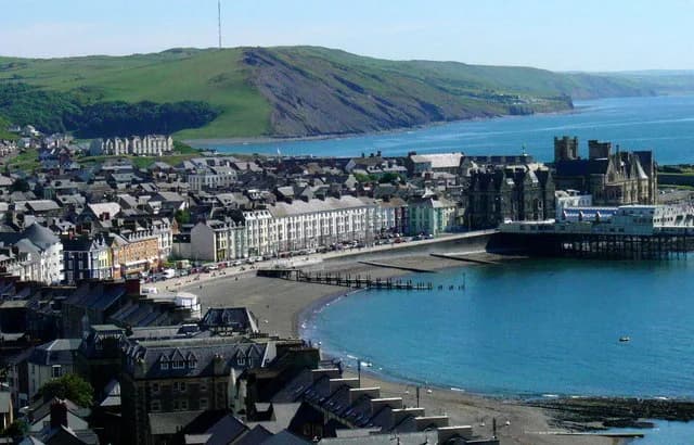 Aberystwyth Beach (North Beach & Promenade), Machynlleth