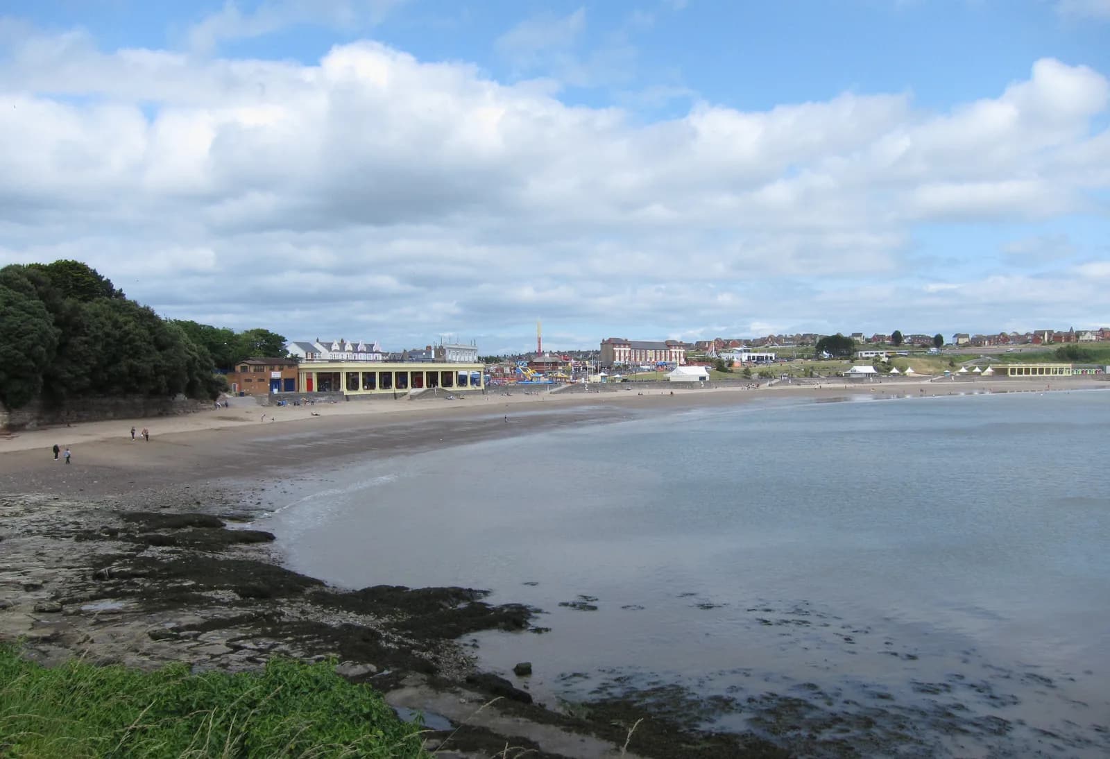Looking across Whitmore Bay beach at Barry Island