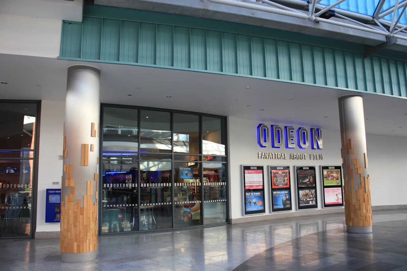 ODEON Belfast cinema exterior at Victoria Square shopping centre, Belfast